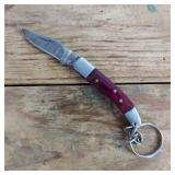 DAMASCUS STEEL POCKET KNIFE