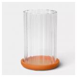 12X8 TERRACOTTA & GLASS LANTERN