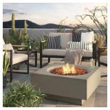 32" PIPESTONE SQUARE FIRE PIT
