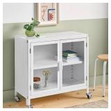 2 DOOR METAL ROLLING CABINET