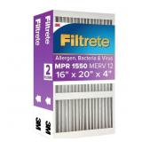 2PK 20X16X4 MERV 12 AIR FILTERS