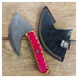 DAMASCUS STEEL ULU KNIFE