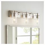 ALLEN + ROTH 24IN BRUSHED NICKEL BATHROOM VANITY