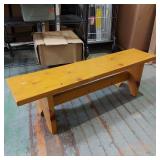 50" WOODEN BENCH