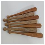 7 - VINTAGE LOUISVILLE SLUGGERS MINI BATS