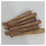 6 -  VINTAGE LOUISVILLE SLUGGERS MINI BATS