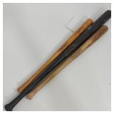 3 - VINTAGE LOUISVILLE SLUGGERS BATS