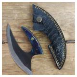 DAMASCUS STEEL ULU KNIFE