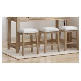 3PK CONTEMPORARY DINING STOOL SET