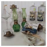 OIL LAMPS & PARTS, MISC SUPPLIES
