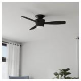 44" LED FLUSH MOUNT CEILING FAN