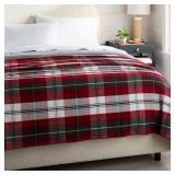 QUEEN BRUSHED COTTON BLANKET