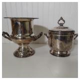 SILVER PLATE ICE BUCKETS