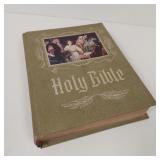 VINTAGE HEIRLOOM FAMILY BIBLE