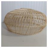 22" WICKER LAMP SHADE