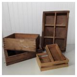 SMALL WOOD CRATES