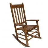 46.5" WOODEN PORCH ROCKER