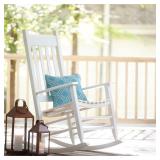 46.5" WOODEN PORCH ROCKER