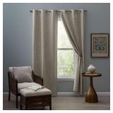 PAIR 37X84 BLACKOUT CURTAIN PANELS