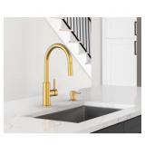 ALLEN+ROTH GOLD KITCHEN PULL DOWN FAUCET