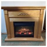 52IN OAK ELECTRIC FIREPLACE HEATER