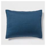 KING WASHED COTTON QUILT SHAM