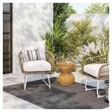 5X7 NATURAL WOVEN AREA RUG