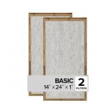 2PK 14X24X1 MERV 1 AIR FILTERS
