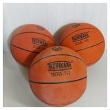 TRIO OF BASKETBALLS