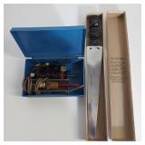 VINTAGE SOLDERING IRON & TIE IRON