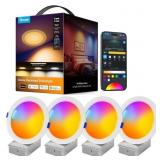 4PK SMART 6" RECESSED DOWNLIGHTS