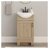 18" SINGLE SINK MARBLE TOP VANITY