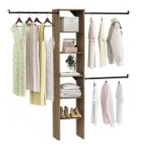 4-6FT TOWER SYSTEM CLOSET ORGANIZER