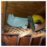 ITEMS IN RAFTERS