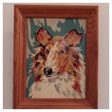 COLLIE PAINT BY NUMBERS PAINTINGS
