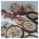 VINTAGE EMBROIDERY DECOR