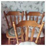 MAPLE ARROW BACK CHAIRS