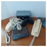 TELEPHONES, BINOCULARS, CLOCK RADIO