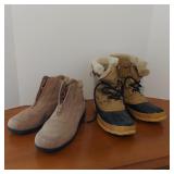 WOMENS SORREL & TOTES BOOTS SZ9