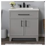 30IN POTTER GREY BATH VANITY