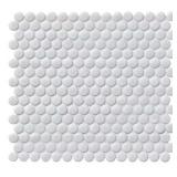 14.36 SQFT PENNY ROUND CERAMIC MOSAIC TILE