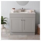 DOVER 36IN BATH VANITY **CHIPPED BACKSPLASH