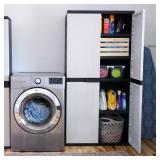 72" FREESTANDING PLASTIC GARAGE CABINET