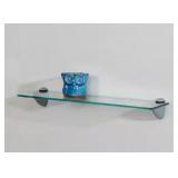 18" GLASS SHELF