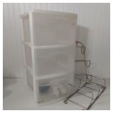 STORAGE DRAWERS & WALL RACK