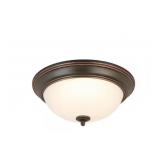 13IN OIL RUBBED LED FLUSHMOUNT LIGHT