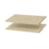 PAIR 24X14 WOOD SHELVES