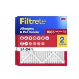 PAIR 24X24X1 MERV 11 AIR FILTERS