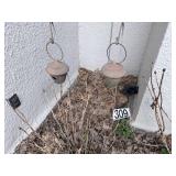 Ceramic bird houses