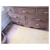 Larg wicker dresser - nice!